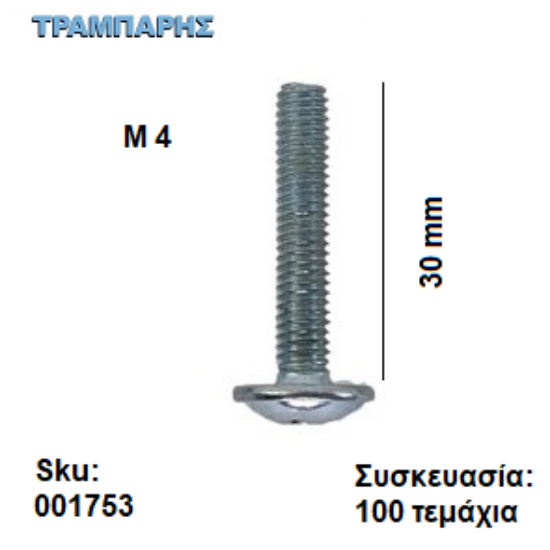Picture of ΠΟΜΟΛΟΒΙΔΑ 4x30 mmΓΑΛΒΑΝΙΖΕ Συσκευασία: 100 τεμαχίων